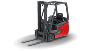 Stivuitoarele electrice compacte și agile EG16 – EG20 oferă exact puterea optimă pentru utilizarea punctuală în aplicații la interior ușoare până la medii - inclusiv în operarea în mai multe schimburi.