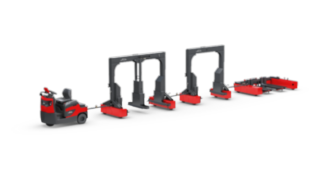 Trenurile logistice LT10 – LT20, de la Linde Material Handling