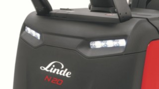 Două faruri principale cu LED ale selectorului de comenzi N20 C LX , de la Linde Material Handling