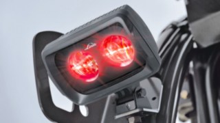 Linde BlueSpot în varianta cu lumină roșie.