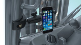 Videoclip despre suportul pentru telefon, de la Linde Material Handling