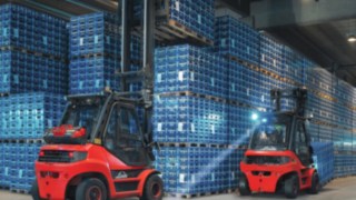 Spotul luminos de avertizare Linde BlueSpot de la Linde Material Handling