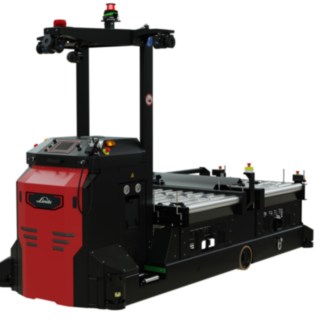 FTS I-MATIC CT core este echipat cu un sistem dublu de preluare a recipientelor de depozitare de la sistemele de transport.