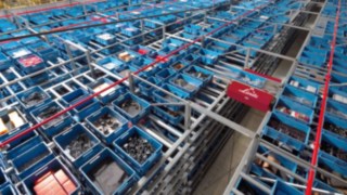 Depozit Linde Material Handling Fluxul de materiale într-un depozit al Linde Material Handling