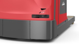 Scaner laser spate al Object Warning System de la Linde MH.