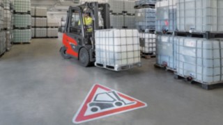 Electrostivuitor Linde X25 în hala de producție CEMEX din locația Salzkotten