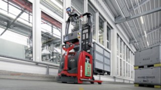 Linde L-MATIC HD în utilizare la Oechsler