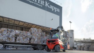 Motostivuitorul H50, de la Linde Material Handling, la Smurfit Kappa