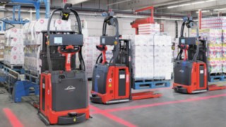 L-MATIC de la Linde Material Handling în utilizare la TST GmbH.