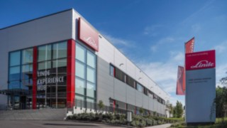 Linde Experience Hub în locația de la Aschaffenburg.