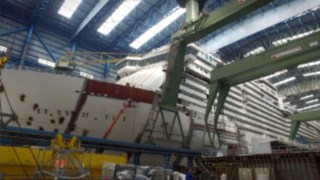 Videoclip despre utilizarea sistemului Linde Speed Assist la Meyer Werft