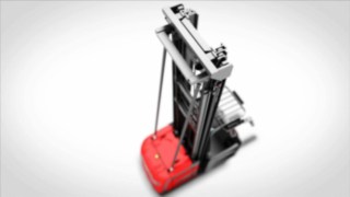 Selectorul modular vertical de comenzi din seria V modular poate fi echipat opțional cu bariere laterale înclinabile, pentru selectarea facilă a comenzilor la înălțimi de selectare de până la 12 metri. Videoclip despre înălțimea de ridicare și barierele înclinabile laterale pentru selectarea de comenzi, disponibile opțional.