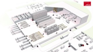 Ilustrarea proceselor într-un depozit schematic