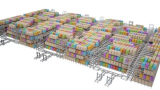 S-MATIC cube de la Linde MH poate fi, de asemenea, personalizat în înălțime și lățime pentru a satisface cerințele individuale la fața locului.