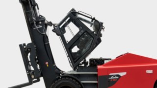 Cabina basculantă a E160 de la Linde Material Handling dezvăluie toate componentele importante.