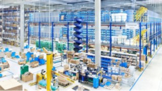 Rafturi metalice depozitare mezanin Rafturi metalice depozitare mezanin